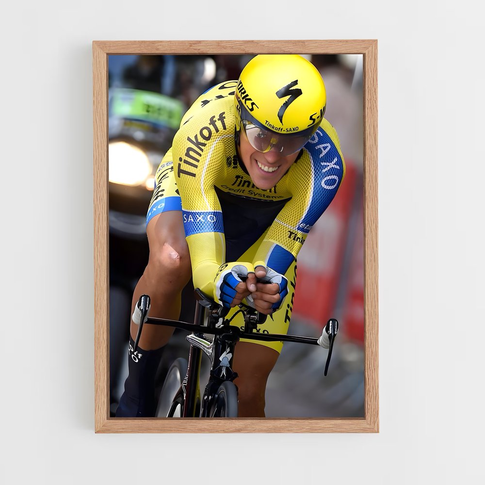Poster Alberto contador – affiche Cyclisme (vue 4)